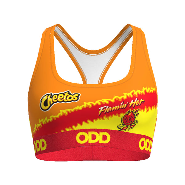 odd sox Cheetos Flamin' Hot Women's Sports Bra