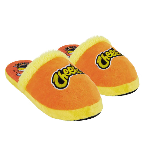 odd sox Cheetos Fuzzy Slip-On Slippers
