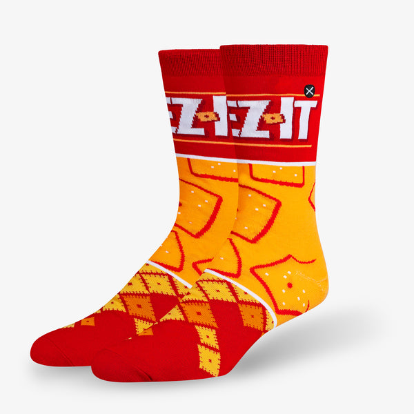 odd sox Cheez-It Mash-Up Men's Crew Socks