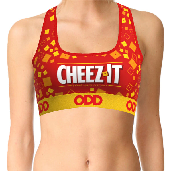 Odd Sox Cheez-It Toss Women's Sports Bra