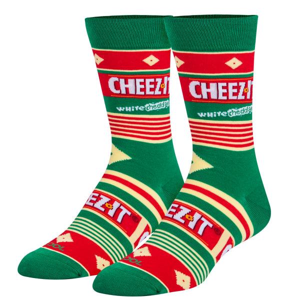 odd sox Cheez-It White Cheddar Men's Crew Socks