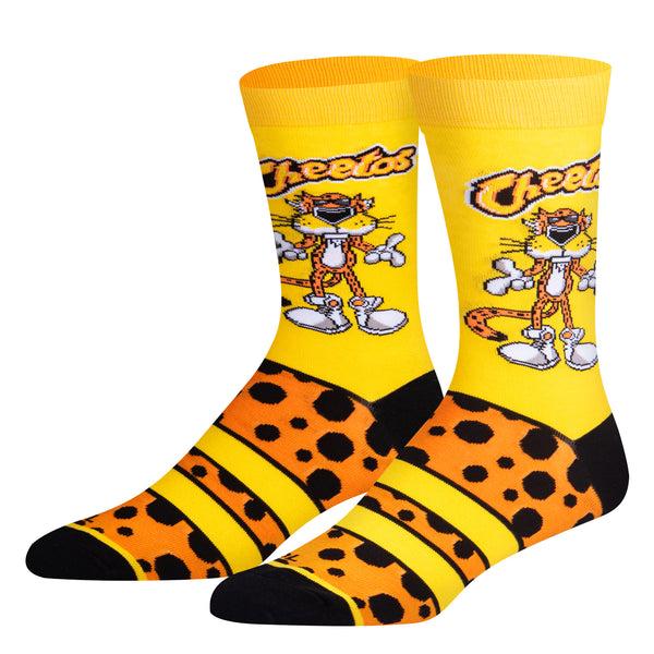 odd sox Chester Cheetah Men's Crew Socks
