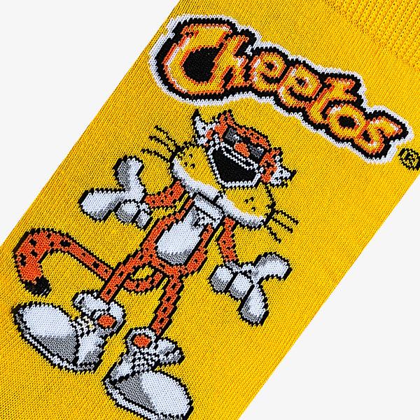 Odd Sox Chester Cheetah Yellow Women's Crew Socks