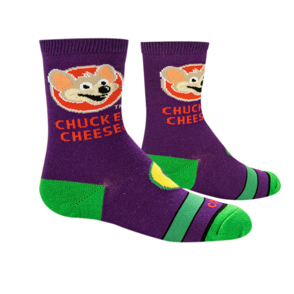 Odd Sox Chuck E. Cheese Kids Crew Socks