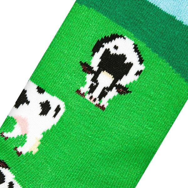 Odd Sox Cows Little Kids Crew Socks