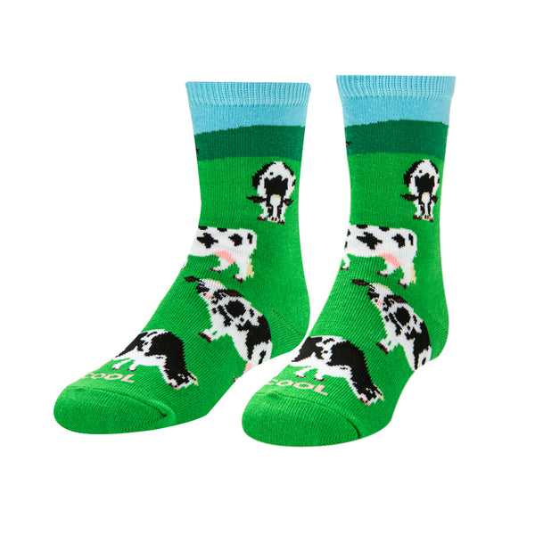 odd sox Cows Little Kids Crew Socks