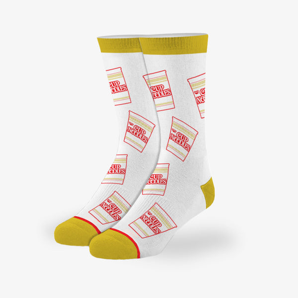 odd sox Cup Noodles All Over Big Kids Crew Socks