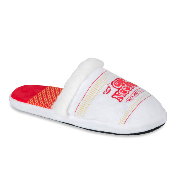 Odd Sox Cup Noodles Fuzzy Slip-On Slippers