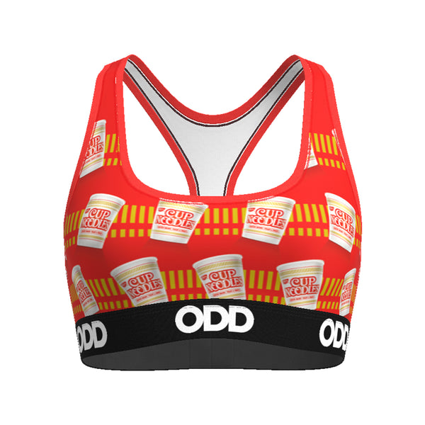 odd sox Cup Noodles Women's Sports Bra