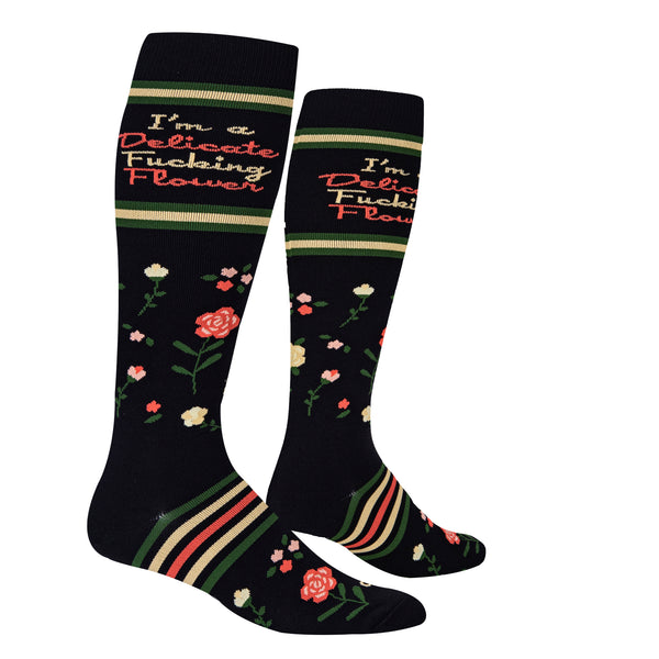 Odd Sox Delicate Flower Compression Socks