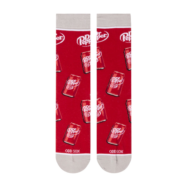 Odd Sox Dr Pepper Cans Crew Socks