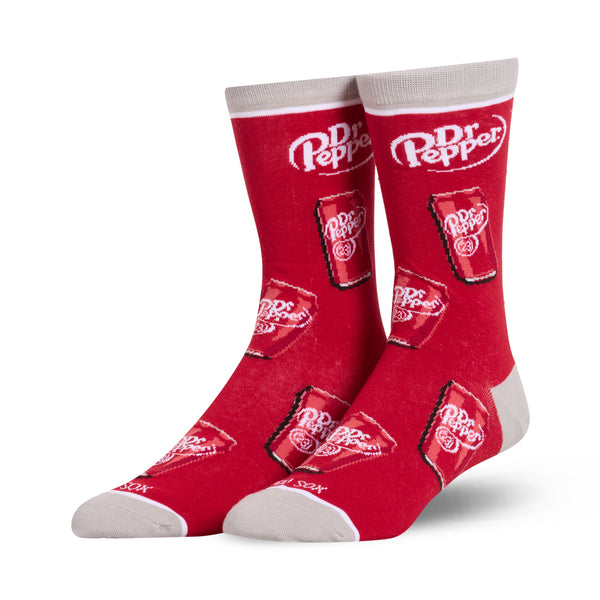 odd sox Dr Pepper Cans Crew Socks