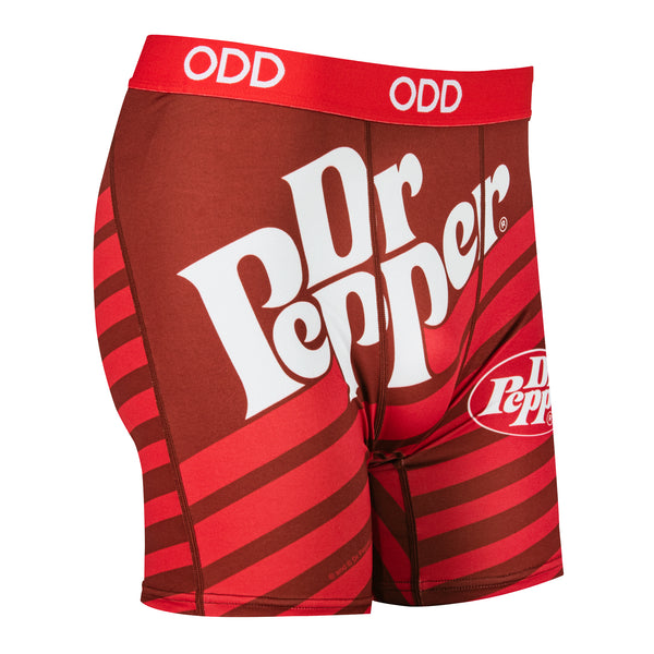 Odd Sox Dr Pepper Stripes Men's Boxer Briefs