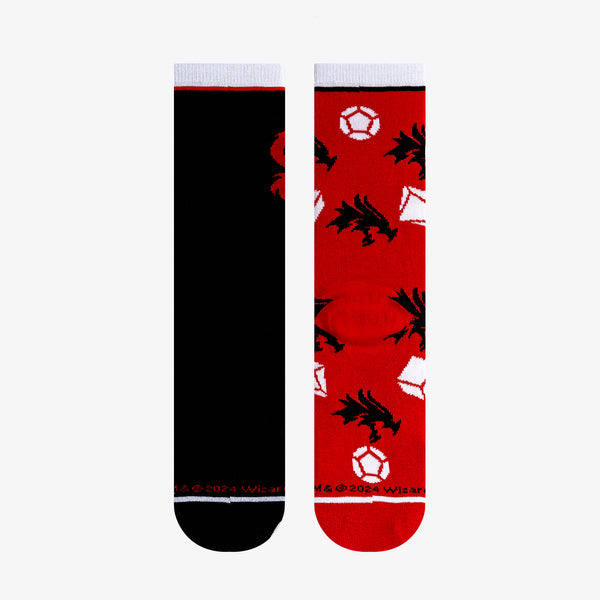 Odd Sox Dungeons & Dragons Split Big Kids Crew Socks