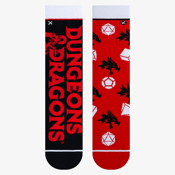 Odd Sox Dungeons & Dragons Split Men's Crew Socks