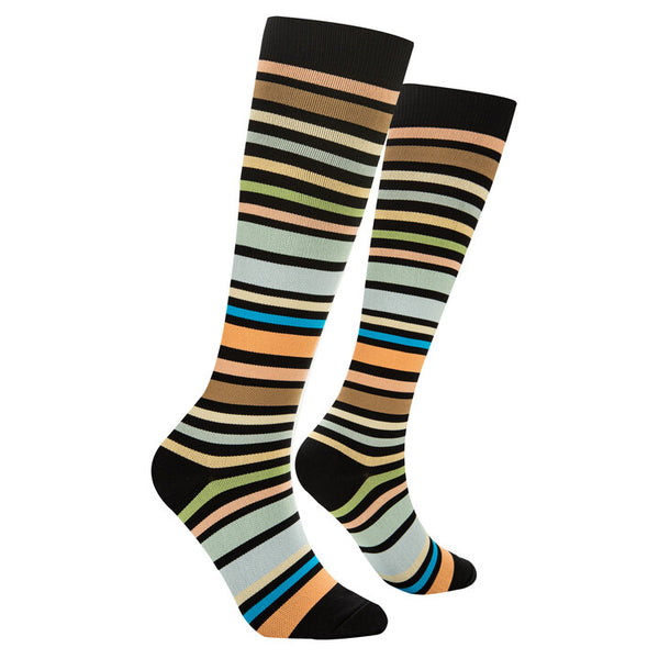 Odd Sox Earthy Stripes Compression Socks