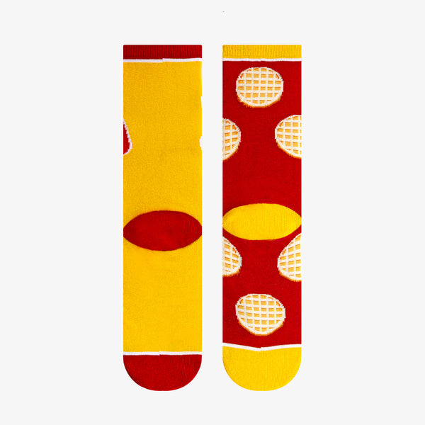 Odd Sox Eggo Split Big Kids Crew Socks