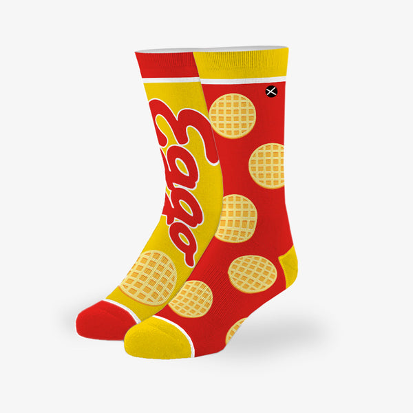 odd sox Eggo Split Big Kids Crew Socks