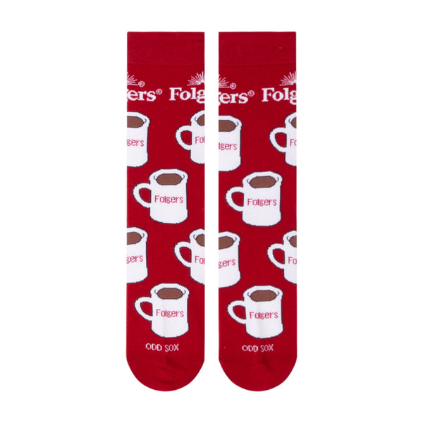 Odd Sox Folgers Mugs Crew Socks