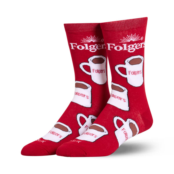 odd sox Folgers Mugs Crew Socks