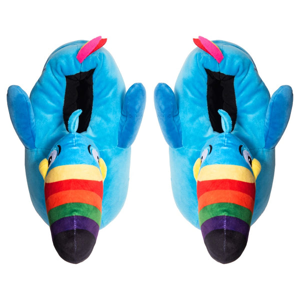 Odd Sox Froot Loops Toucan Sam 3D Slippers