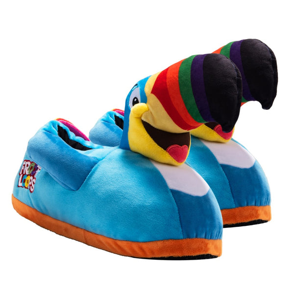 odd sox Froot Loops Toucan Sam 3D Slippers