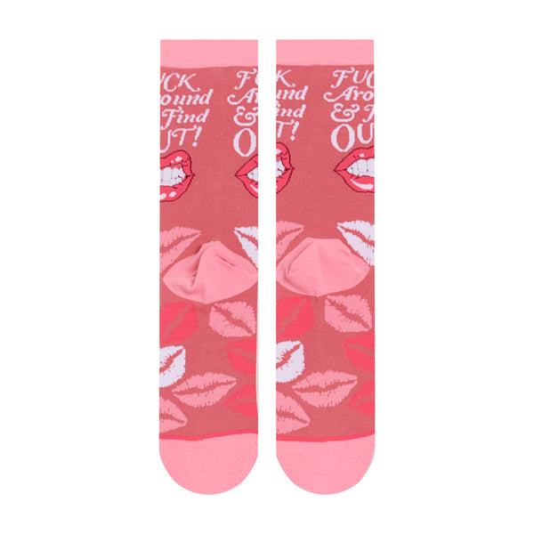 Odd Sox Fuck Around & Find Out Women's Crew Socks