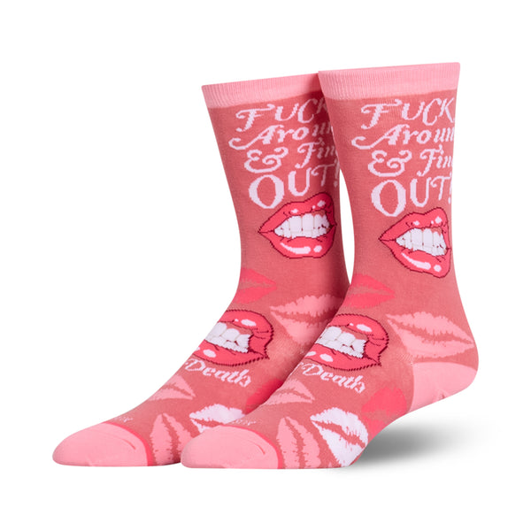 odd sox Fuck Around & Find Out Women's Crew Socks