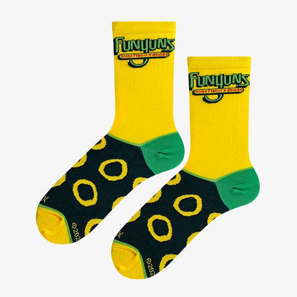 Odd Sox Funyuns Yellow Women's Crew Socks