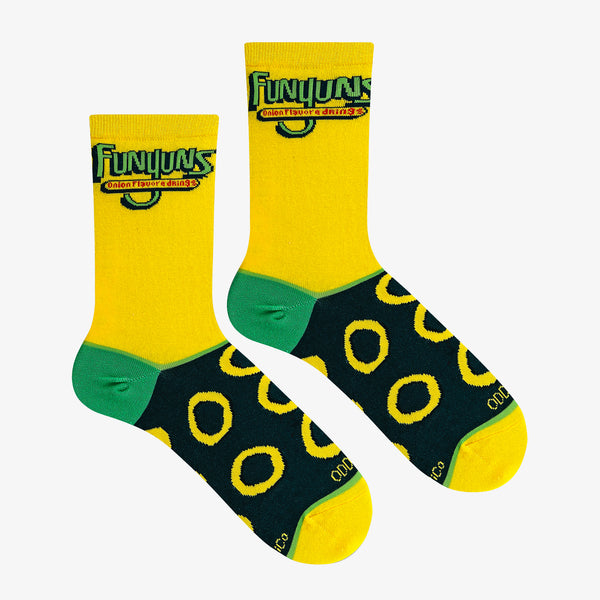 Odd Sox Funyuns Yellow Women's Crew Socks
