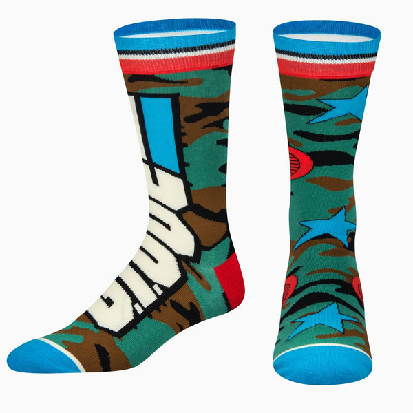 Odd Sox G.I. Joe Split Retro Men's Crew Socks