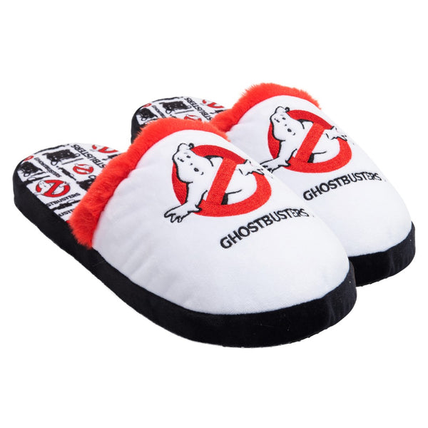 Odd Sox Ghostbusters Fuzzy Slip-On Slippers