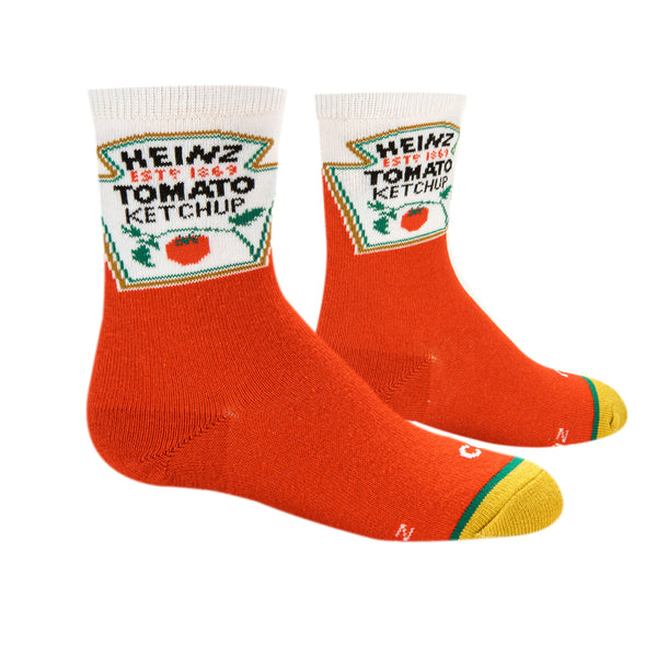 Odd Sox Heinz Ketchup Kids Crew Socks