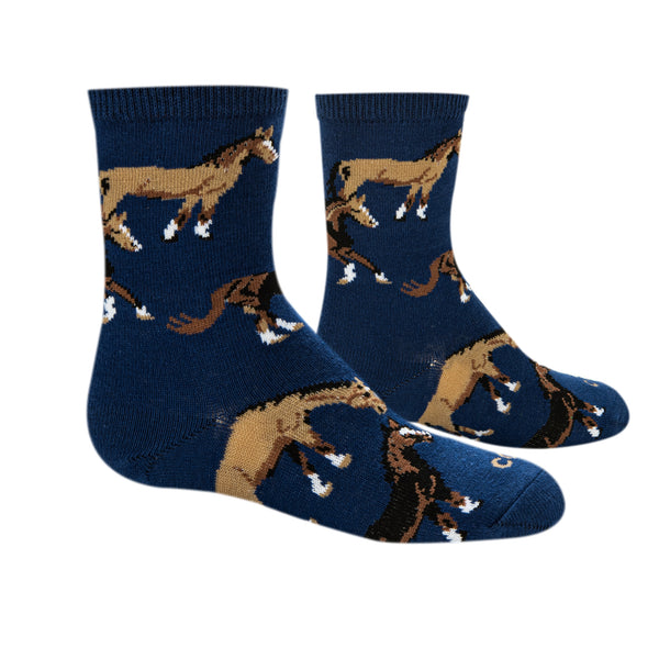 Odd Sox Horses Little Kids Crew Socks