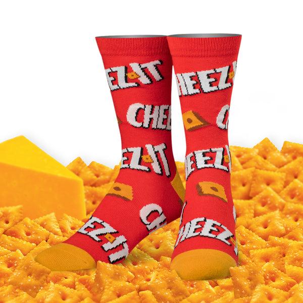 Odd Sox Keep It Cheezy Men's Crew Socks