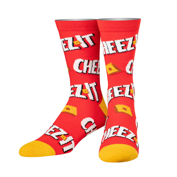 odd sox Keep It Cheezy Men's Crew Socks