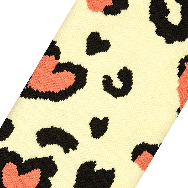 Odd Sox Leopard Hearts Compression Socks