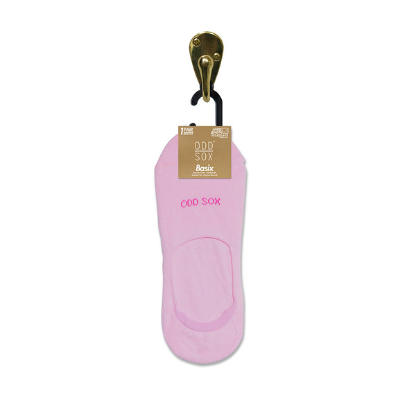 Odd Sox Light Pink Basix Fashion No Show