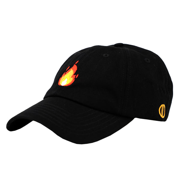 odd sox Lil Flame Black Dad Hat