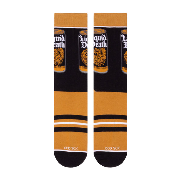 Odd Sox Liquid Death Sparkling Water Crew Socks