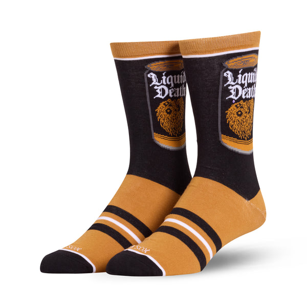 odd sox Liquid Death Sparkling Water Crew Socks