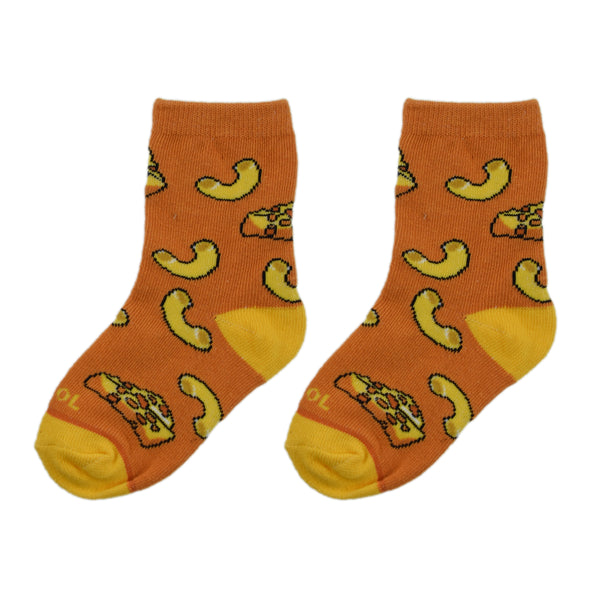 Odd Sox Mac N Cheesy Little Kids Crew Socks