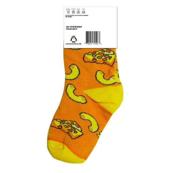 Odd Sox Mac N Cheesy Little Kids Crew Socks