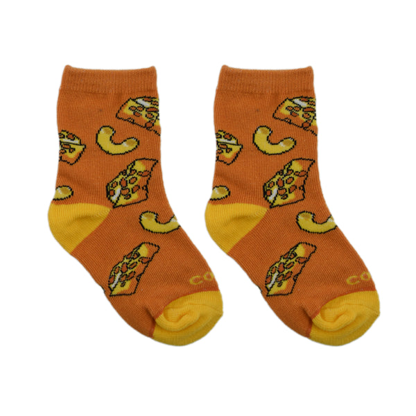 odd sox Mac N Cheesy Little Kids Crew Socks