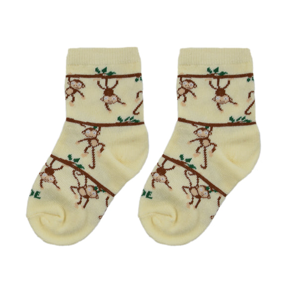 Odd Sox Monkeys Little Kids Crew Socks