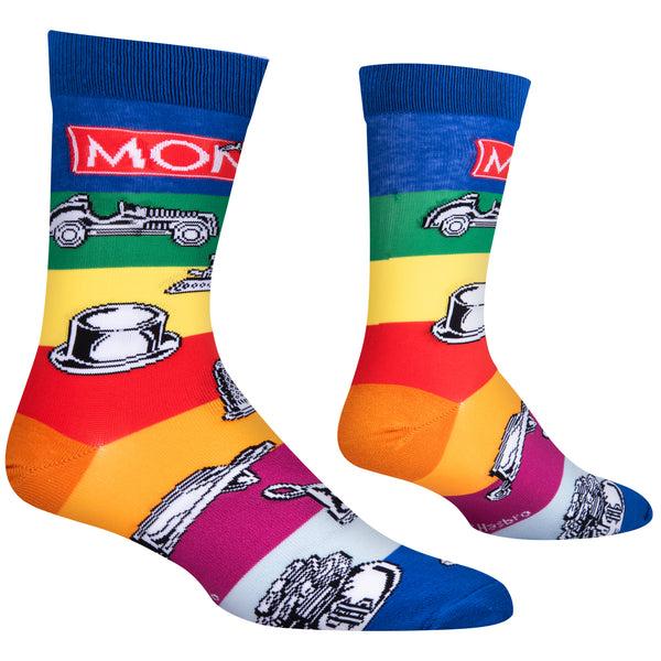 Odd Sox Monopoly Pieces Men's Crew Socks