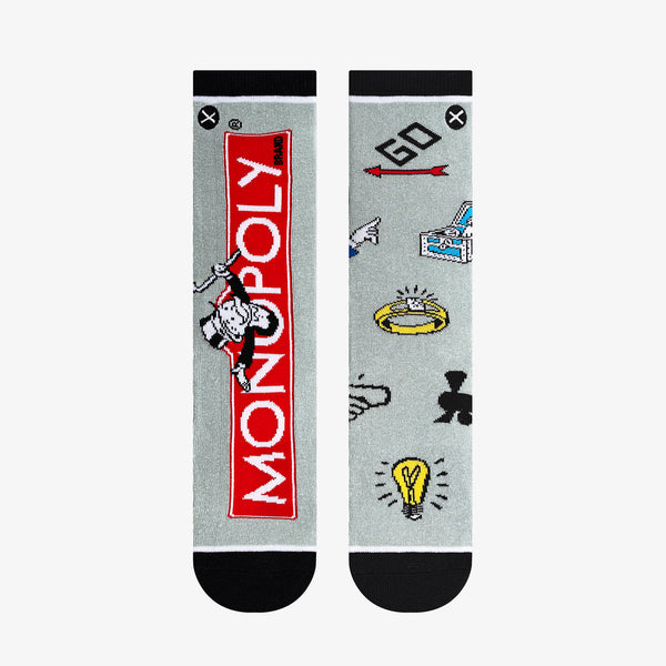Odd Sox Monopoly Split Big Kids Crew Socks