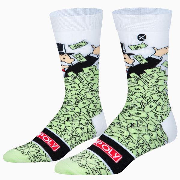 odd sox Monopoly Windfall Men's Crew Socks