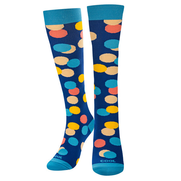 Odd Sox Multi Dots Compression Socks