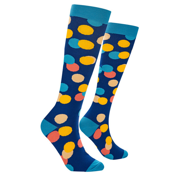 Odd Sox Multi Dots Compression Socks